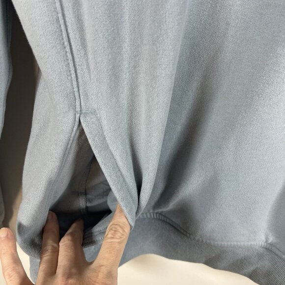ABERCROMBIE & FITCH Soft AF Logo Crop Hoodie in Light Blue Size‎ Women’s Sz XS - Picture 5 of 9